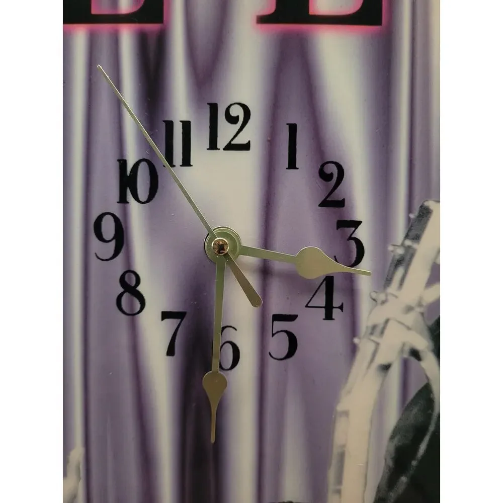 Elvis Vintage Wall Clock RARE New Hardware Excellent 21Hx15W